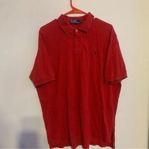 Polo shirt red size XL